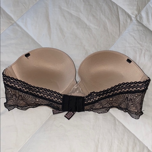 Victoria’s Secret Black and Nude Strapless Bra - Picture 2 of 2